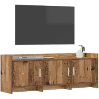 vidaXL TV-Schränk 130 x 33 x 47 cm Altholz Holzwerkstoff