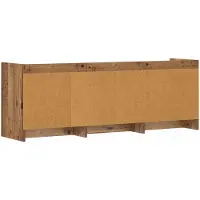 vidaXL TV-Schränk 130 x 33 x 47 cm Altholz Holzwerkstoff