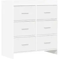 vidaXL Sideboard Weiß 75 x 33 x 80 cm Holzwerkstoff