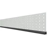Traumgarten Sichtschutzzaun SYSTEM Dekorprofil-Set Edelstahl GAMMA, SYSTEM WPC/ALU, 30 cm,Adapterleiste Anthrazit