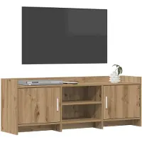 vidaXL TV-Schränk 130 x 33 x 47 cm Artisan-Eiche Holzwerkstoff