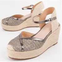 Montevita Wedge Sparto Balenci9 Grau