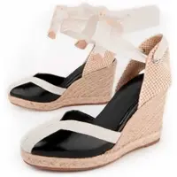 Montevita Espadrille Mit Keilabsatz Balenci2 Schwarz