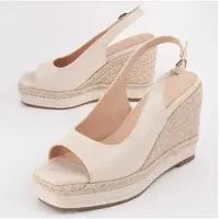 Montevita Sandale Mit Keilabsatz Salia Beige