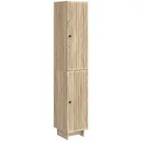 Syfax Schrankset 2 pcs Sonoma-Eiche 34,5 x 33 x 90 cm Holzwerkstoff