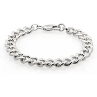 KUZZOI Armband 925 Sterling Silber in Silber | Gr.: 23 cm