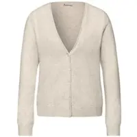Street One Cardigan mit V-Auschnitt und Rollkante