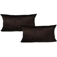 Jack 2er Set Teddy Flausch Kissen 30x50cm in braun | Gr.: 40x40 cm