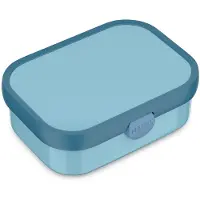 Mepal Campus Brotdose mit Bento-Einsatz und Gabel - Cool blue - Vesperdose