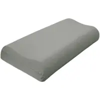 TRAUMSCHLAF Universal Bezug für Nackenstützkissen L-XL, Höhe 11-14 cm | grau - grau