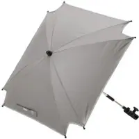 Fillikid Sonnenschirm XL Exklusiv Sonnenschutz für Kinderwagen & Buggy in Silber | Gr.: onesize
