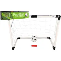 Teddies Fußballtor 70 x 56 x 37 cm mit Ball und Luftpumpe im Karton 51 x 13 x 7,5 cm