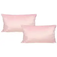 Jack 2er Set Teddy Flausch Kissenhülle Kissenbezug in Rosa | Gr.: 50x30-cm