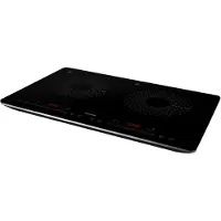 Sencor SCP 4501BK, Schwarz, Arbeitsplatte, 56 cm, Zonen-Induktionskochfeld, Glaskeramik, 2 Zone(n)