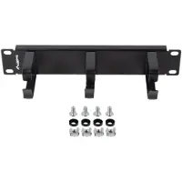 Lanberg AK-1702-B, Kabelmanager, Stahl, Schwarz, 210 g