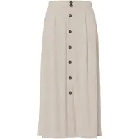 Y.A.S Y.a.s. Damen Röcke Yasusuma Hw Linen Blend Long Skirt - Beige - Größe 38
