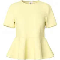 Pieces Pcalisa Peplum T-shirt | Gelb | M