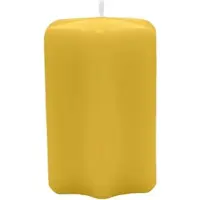 Kopschitz Kerzen Sternkerzen Mostard Senf 80 x Ø 60 mm, 8 Stück
