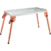 Vevor Schweißtisch 44" x 21" 500 lbs Klappbare Werkbank mit 4-stufiger Höhenverstellung