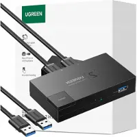 UGREEN Schalter Bi-direktional Usb 3.0 Cm618 - Schwarz
