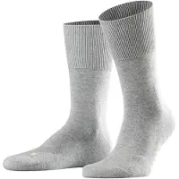 Falke Run uni sokken, lichtgrijs (light grey)