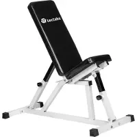 TecTake Hantelbank Sitz 4-fach verstellbar 120 x 47 x 114 cm