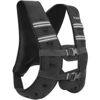 HMS KTO05, Weste mit Gewichten, 5 kg, Universalgröße, Neopren, Sand, Schwarz