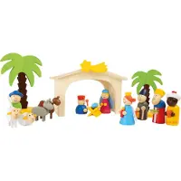 Small Foot Design Spielset Holzkrippe
