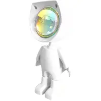 Welikera 7 Farben Astronaut Sonnenuntergangslampe, 360° Drehbare LED Projektionslampe für Schlafzimmer, Wohnzimmer, Fotografie, Vlog, Party, Touch-Steuerung