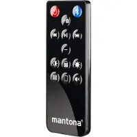 Mantona Bluetooth Fernbedienung "Selfie" für Apple iPhone/iPad/iMac/iOS/Musik/Kamera/Bildschirm