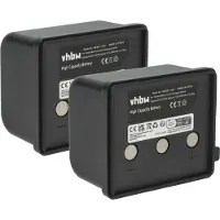 VHBW 2x Akku Ersatz für Itowa BT7223, BT7223MH für Fernbedienung Remote Control (2000 mAh, 7,2 V, NiMH)