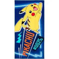 Pokémon Handtuch 100% Baumwolle, Blau