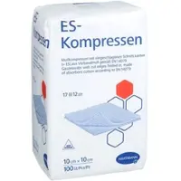 ES-Kompressen Unsteril 10x10 cm 12fach 100 St