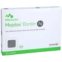 Mepilex Border Ag Schaumverb.10x12,5 cm 5 St