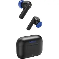 Hama In-Ear-Kopfhörer TWS-Kopfhörer, Active Noise Cancelling,mit Ladestation, ENC, USB-C Schnellladen, Bluetooth-Headset,App-/Sprachsteuerung,Touch Control
