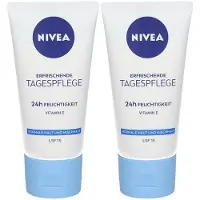Nivea Erfrischende Tagespfl.24h Feu.norm./Mischh. 2x 2x50 ml Tagescreme