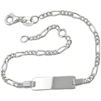 Gallay Schildarmband 2,2mm Silber 925 16cm in silber | Gr.: onesize