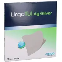 Urgo Urgotül Silver 15x20 cm Wundgaze 5 St