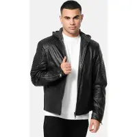 Tazzio Lederjacke "A800" - in Schwarz | Gr.: 3XL