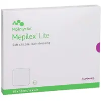 Mepilex Lite Schaumverband 15x15 cm ster 5 St