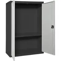 Simon Rack Aktenschrank, Mehrzweckschrank, Stahl-Aufbewahrungsschrank, 1 Ebenen, Doppeltüren, Schloss - Simonlocker