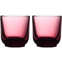 Fellow 2er-Set Pirch Cappuccino-Gläser, 190 ml, Rot