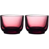 Fellow 2er-Set Pirch Cortado-Gläser, 120 ml, Rot