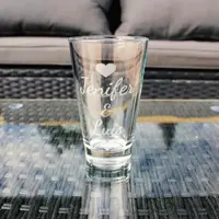 Luxentu Trinkglas CIAO 300 ml Herzen gefüllt 2 Stück