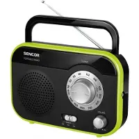 Sencor SRD 210 BGN, Tragbar, Analog, AM,FM, 87,5 - 108 MHz, 530 - 1600 kHz, 1 W