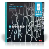 Nedis SmartLife Weihnachtsbeleuchtung - Eiszapfen - Wi-Fi - Kaltweiss - 400 LED's - 8.00 m - Android / IOS