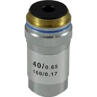Bresser Objektiv 40x Mikroskop 1,6 cm Silber