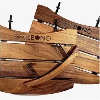KAMADO Teakholz-Seitenplatten und -Griff-Set (Grande)