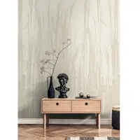 Living Walls Fototapete "THE WALL III Gräser Tapete Motivtapete mit Farn Natur" matt glatt Vliestapete floral für Schlafzimmer Küche Wohnzimmer Gräser Design