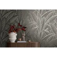 A.S. Création Vliestapete "French Affair Blätter-Tapete Mustertapete Floral Blattmuster" leicht glänzend strukturiert Vliestapete Blatt-Motiv für Schlafzimmer Küche Wohnzimmer Blätter Flur